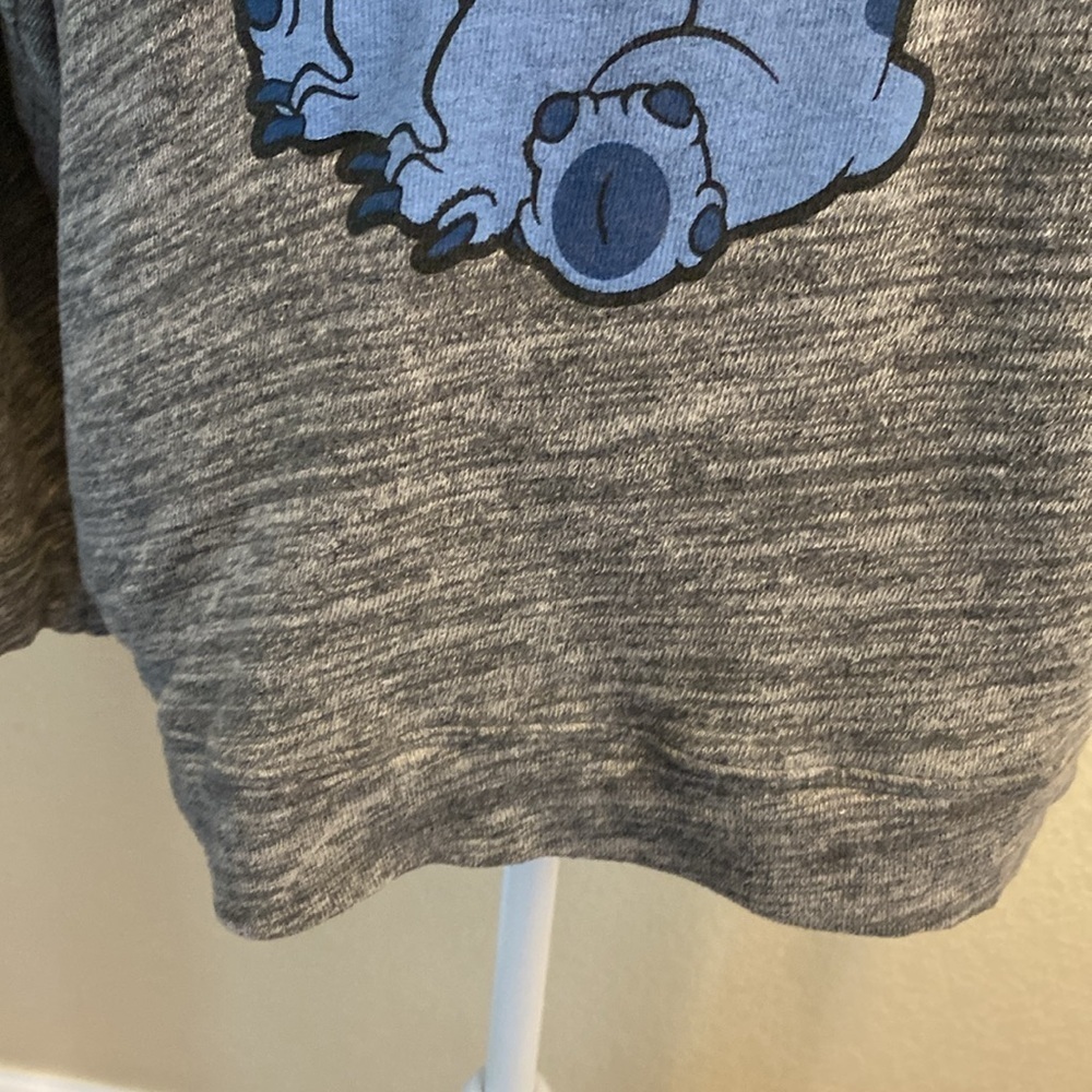 Disney Stitch Gray Sweatshirt. From Lilo & Stitch. Size S. Lightweight. - Picture 6 of 15